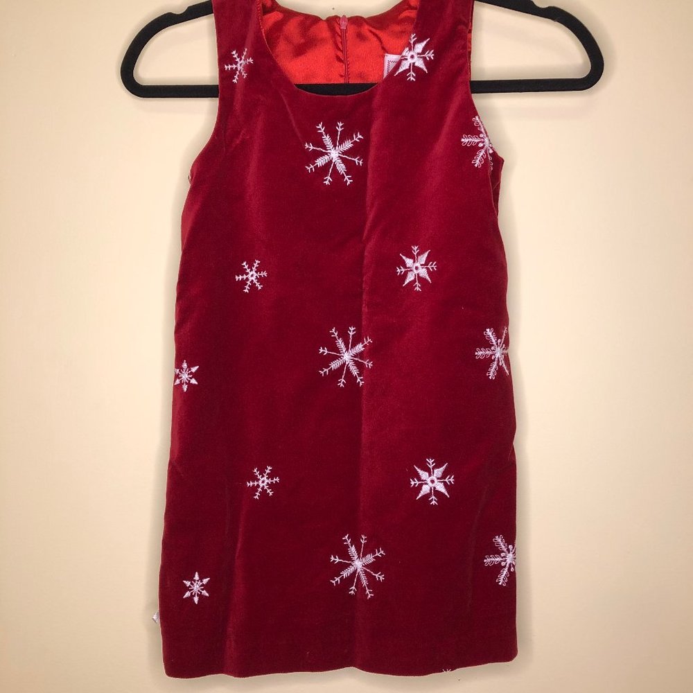 Girls Velvet Holiday Dress
